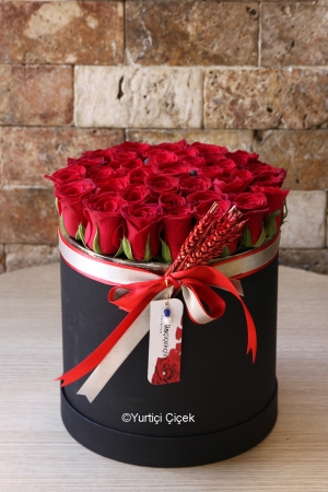 35 Red Roses in a Box